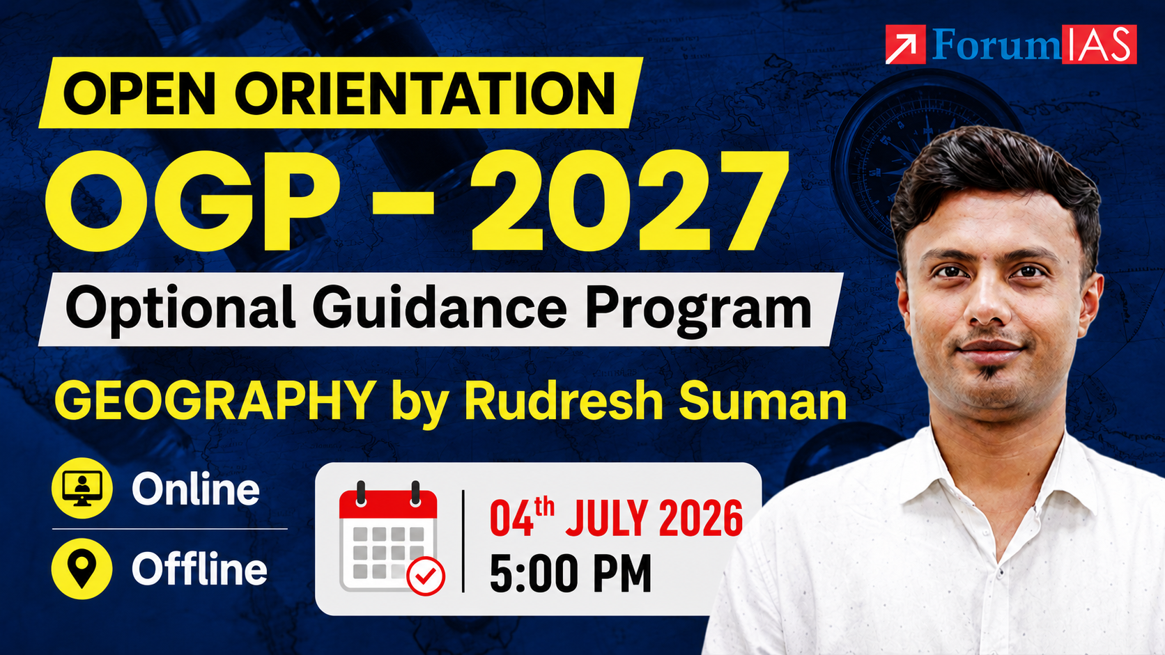 Orientation Session - OGP 2027 (Optional Guidance Program) Geography